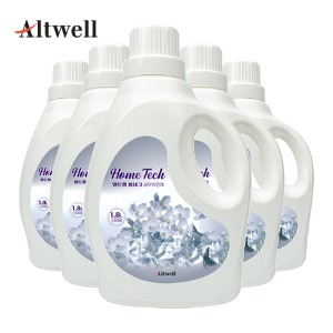 앨트웰 홈테크 섬유유연제 1.8L 5개 퓨어크린향 엘트웰 세탁세제